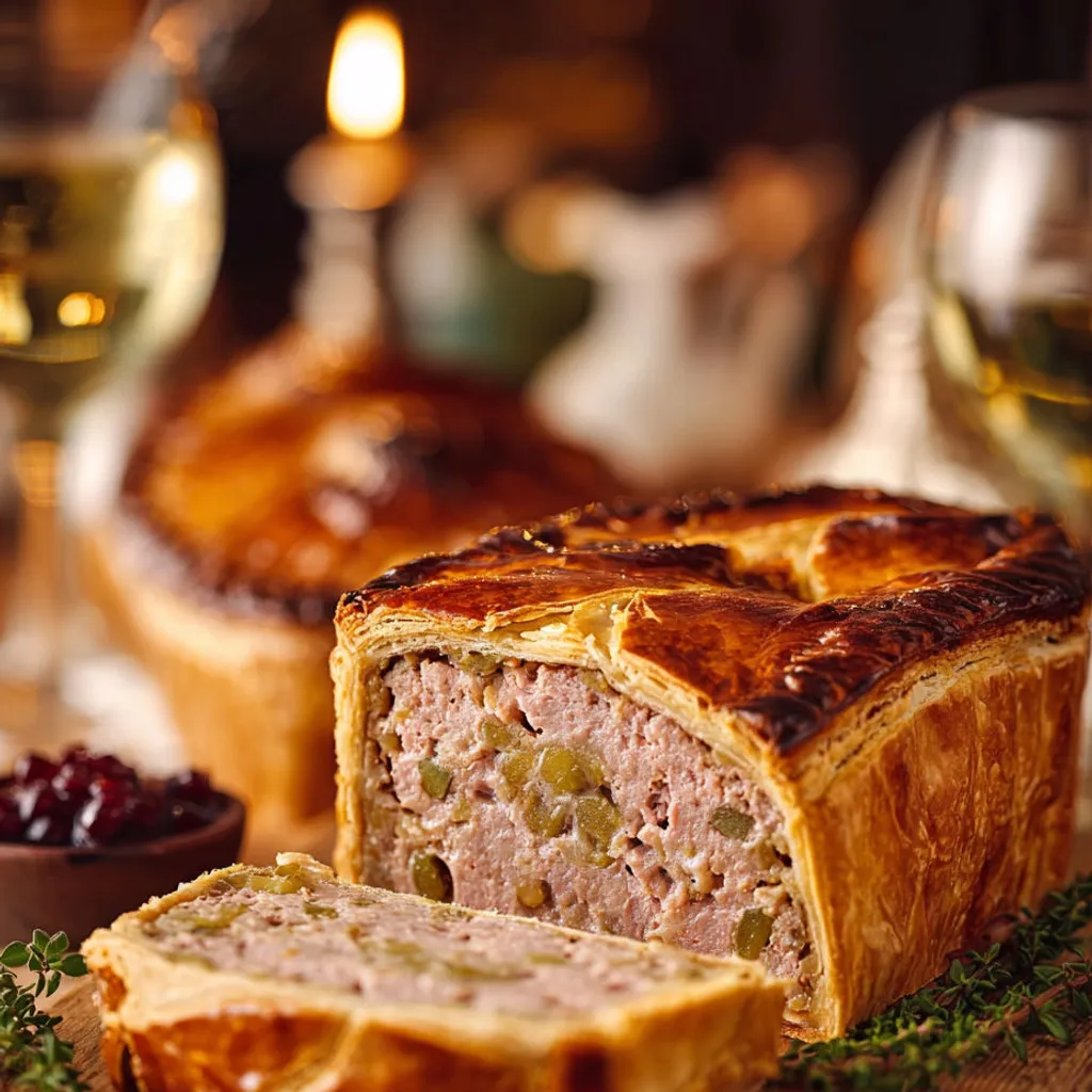 Délicieux Pâté en Croûte Festif pour Noël
