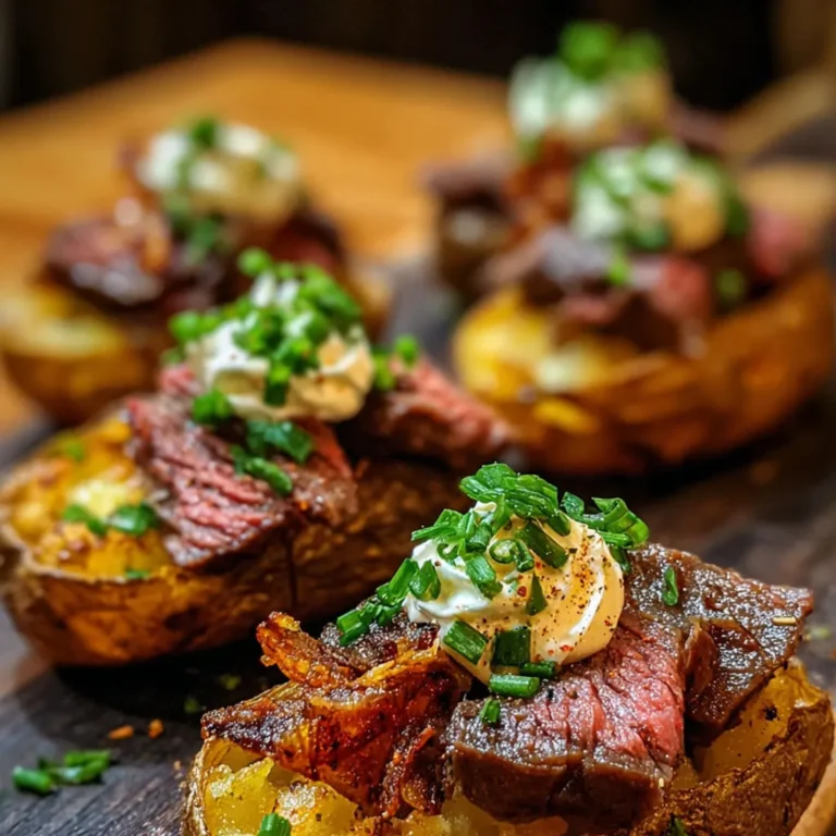 Délicieux steak de pommes de terre au four