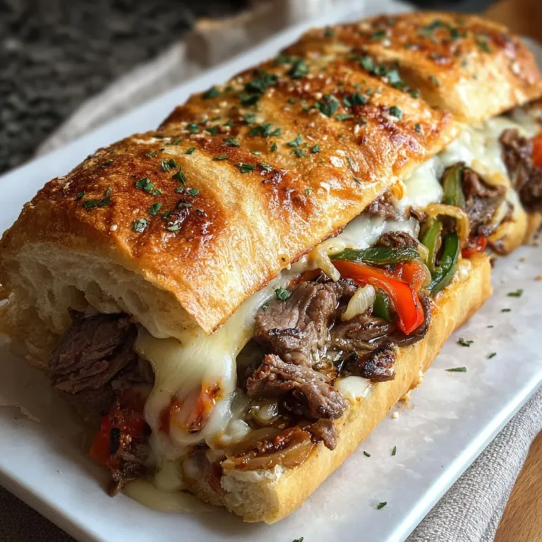 Délicieux Stromboli Philly Cheesesteak : Recette Simple à Réaliser