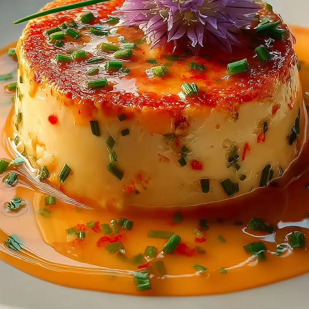 Flan de Crabe à la Ciboulette : Recette Marine Gourmande