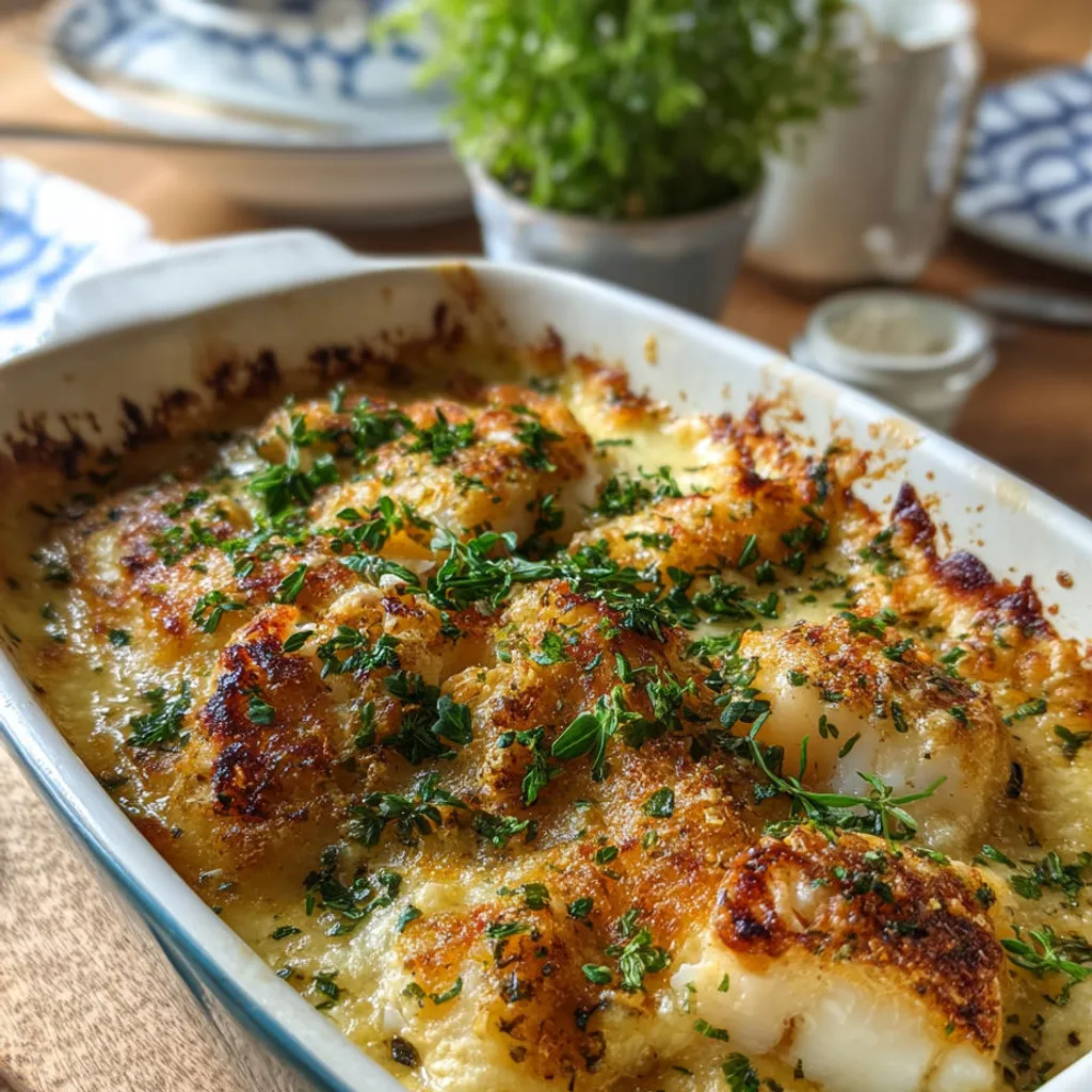 Gratin de cabillaud : une recette onctueuse et légère