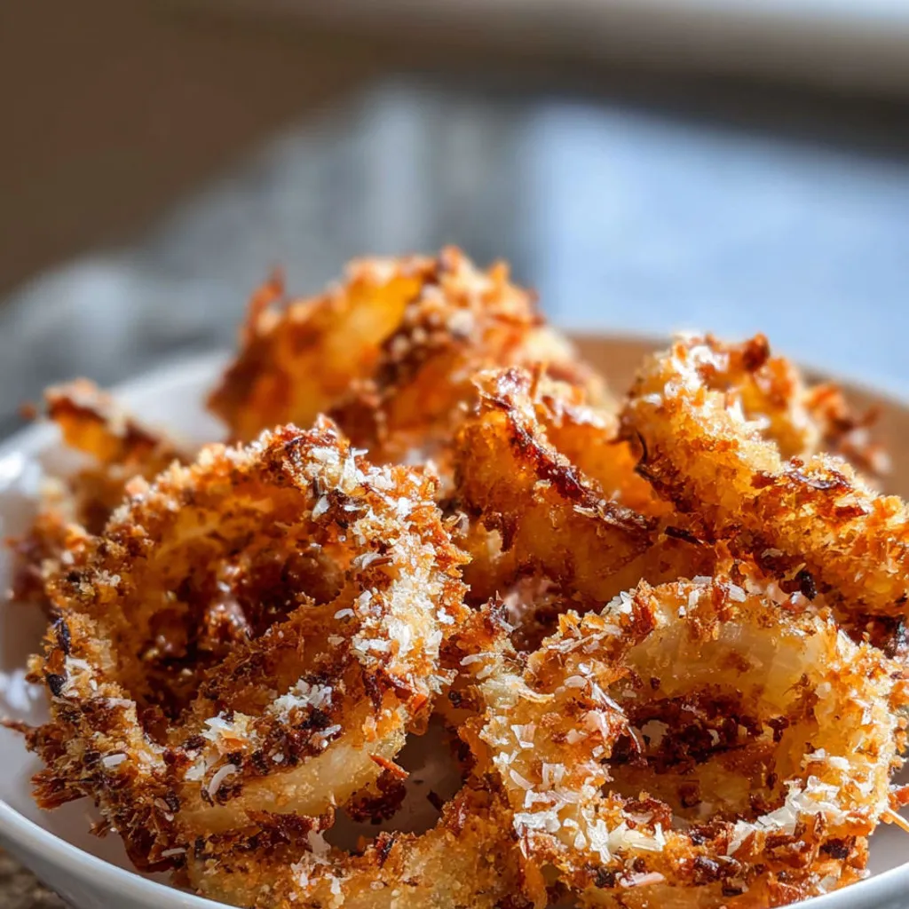 Oignons croustillants : recette facile friteuse air !