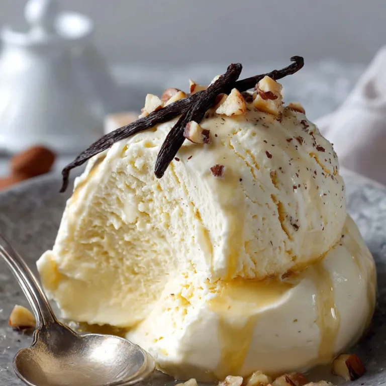 Recette de Glace Vanille Onctueuse Sans Sorbetière