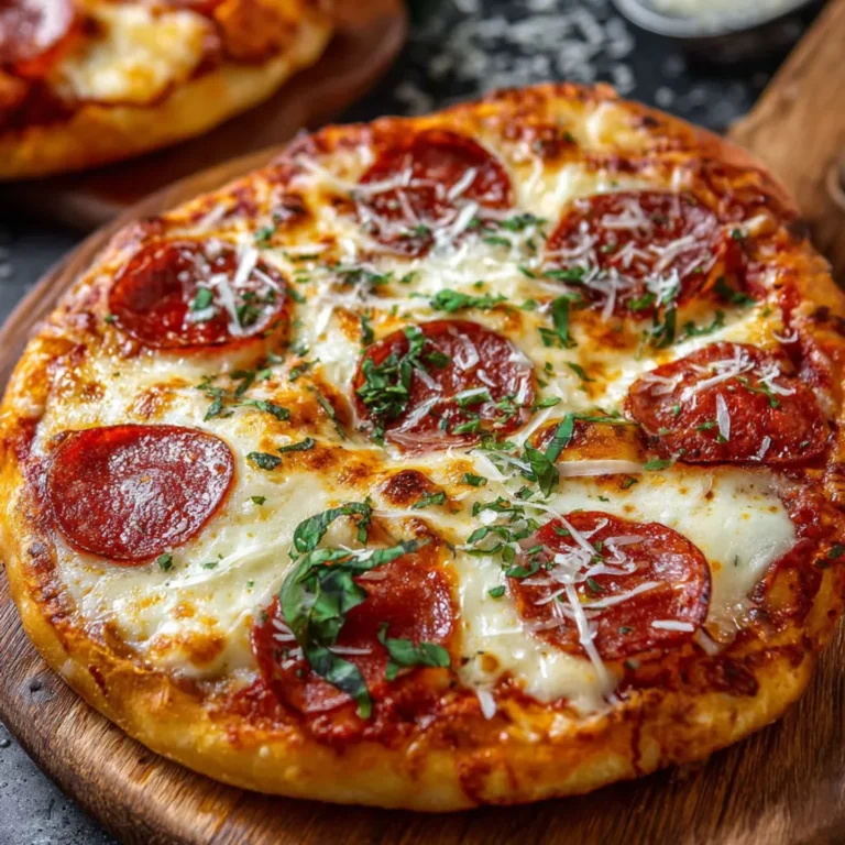 Recette Pizza croustillante facile et rapide en Air Fryer