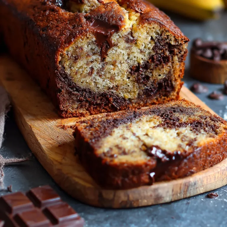 Recette Savoureuse de Banana Bread Chocolat Santé