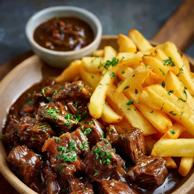 Recette traditionnelle de Carbonade Flamande et frites croustillantes