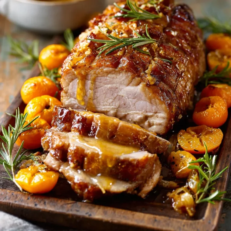 Rôti de porc aux mandarines : recette facile et savoureuse