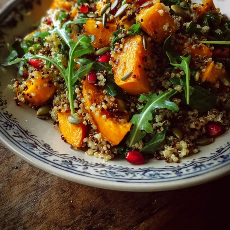 Salade fraîcheur: Citrouille, Quinoa, Menthe