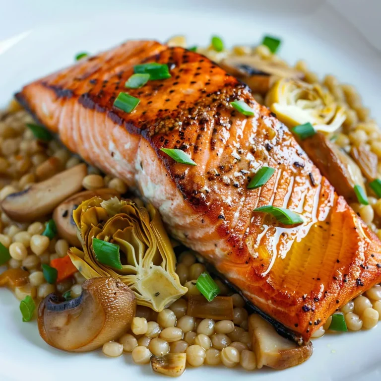 Saumon croustillant aux flocons d'orge: recette savoureuse et saine