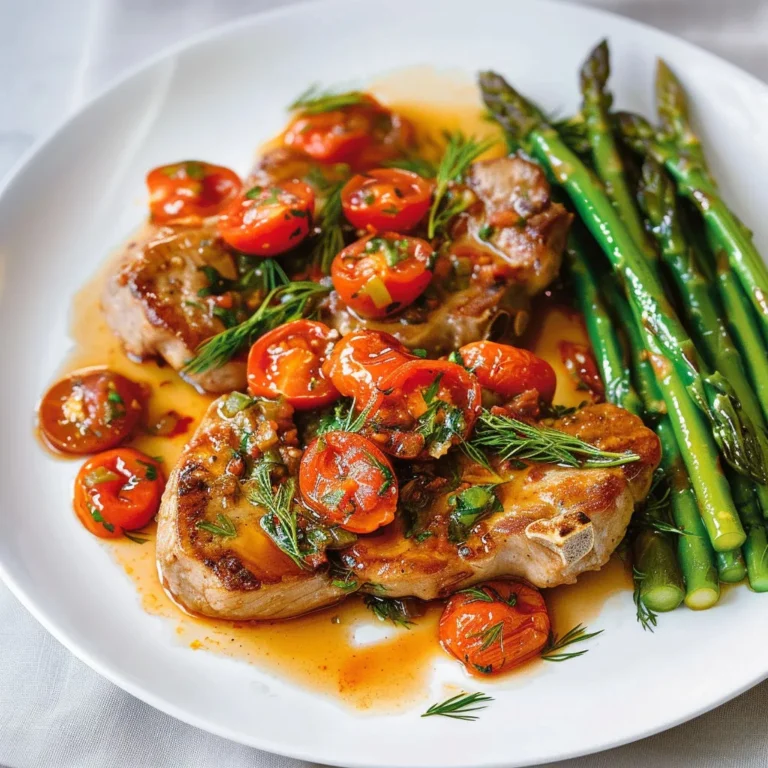 Sauté de porc aux tomates confites: recette savoureuse et facile