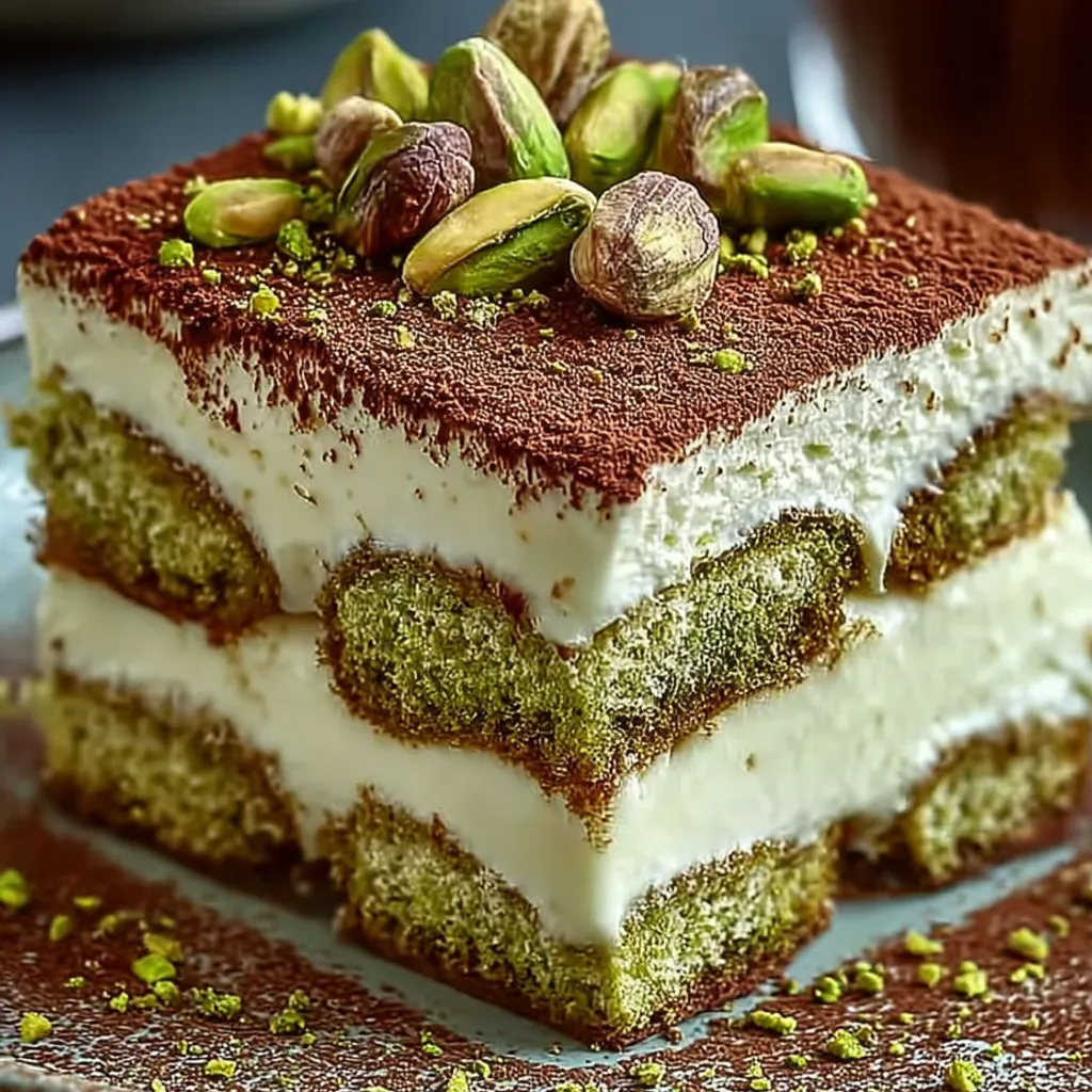 Tiramisu à la Pistache: Recette Gourmande et Facile