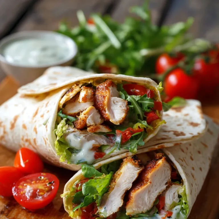 Wrap Savoureux au Poulet Grillé: Recette Rapide et Équilibrée