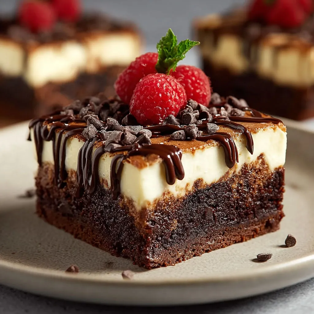 Brownie cheesecake fondant : recette irrésistible et gourmande