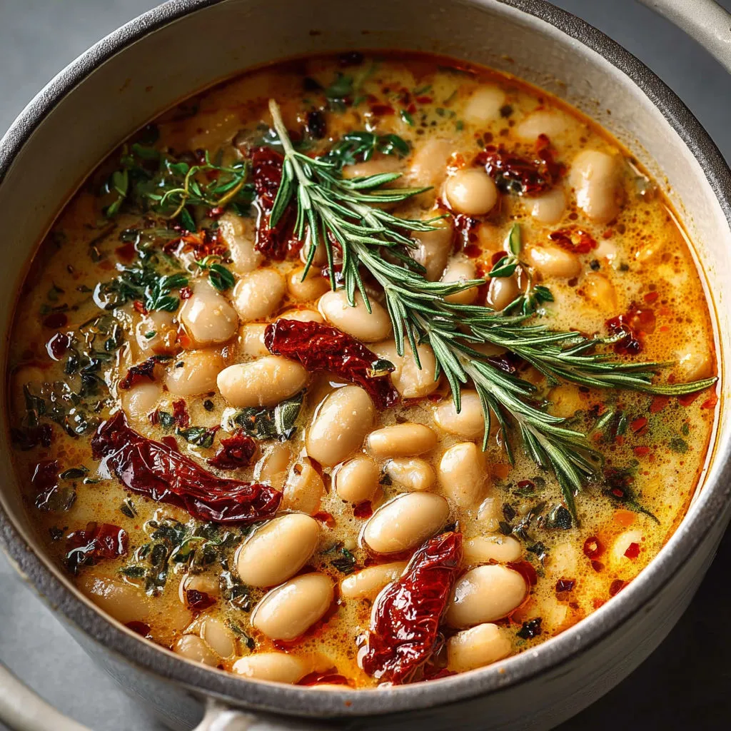 Crème de haricots tomates basilic: recette onctueuse et savoureuse