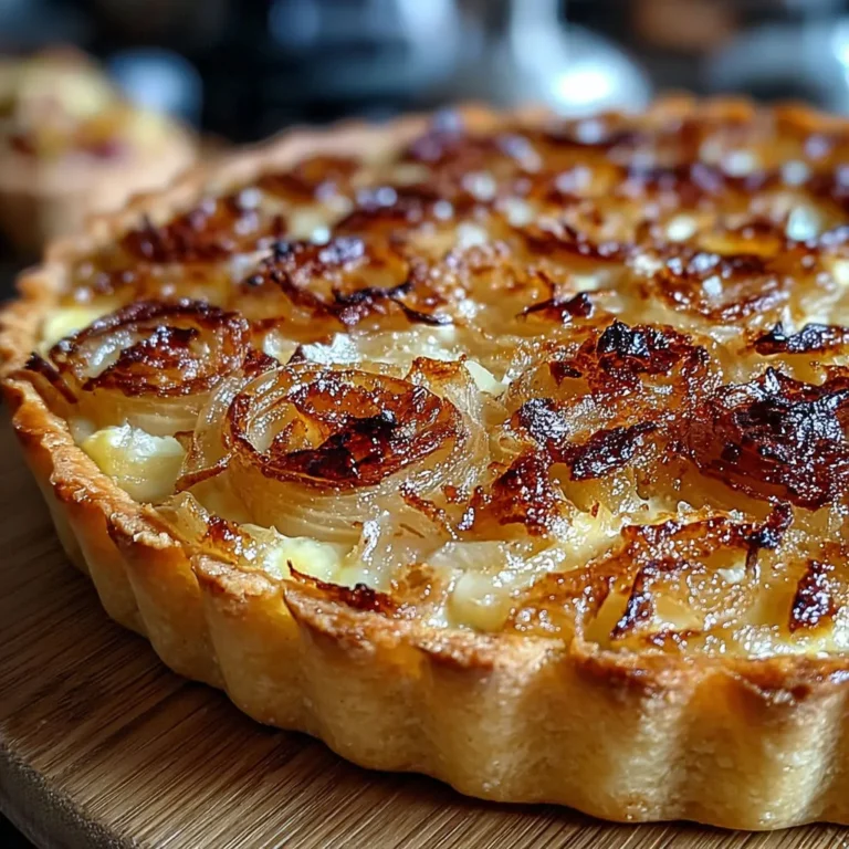 Délice de la région : Tarte oignon à l'Alsacienne