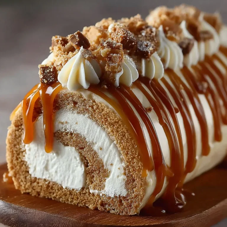 Délice de Noël : Bûche Chocolat Blanc Caramel Époustouflante