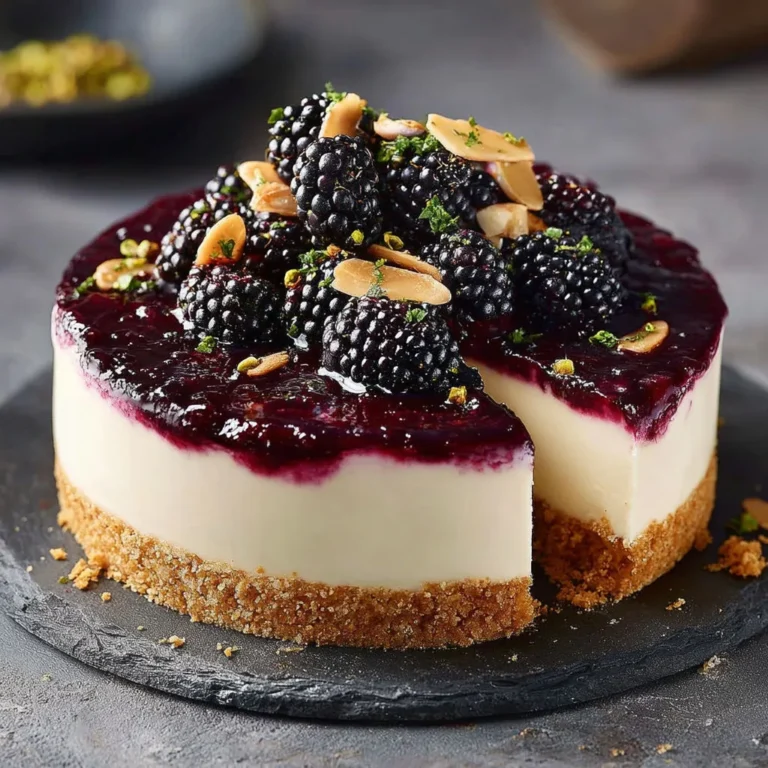 Délice frais: cheesecake mûres, recette facile sans cuisson