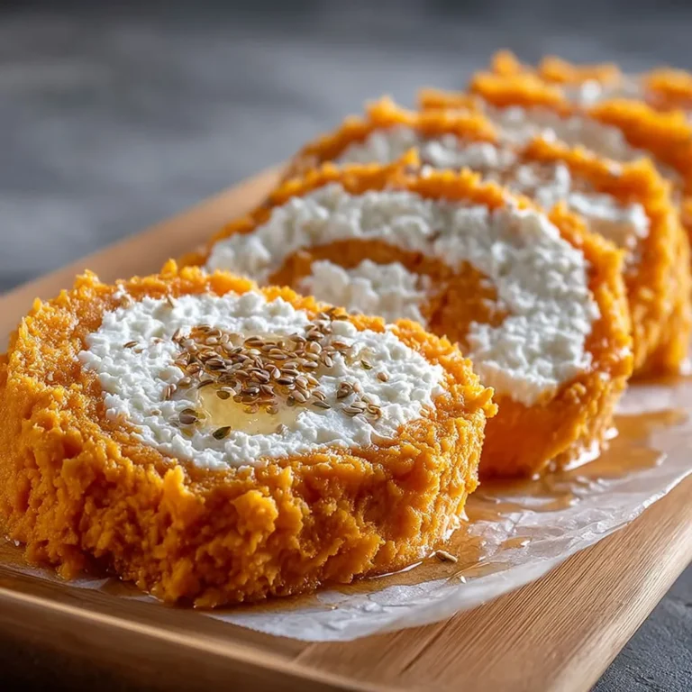 Délice roulé : Patate douce, chèvre et miel