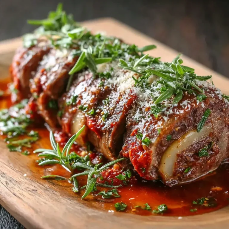 Délicieuse Braciole de Bœuf à l'Italienne : Recette Savoureuse