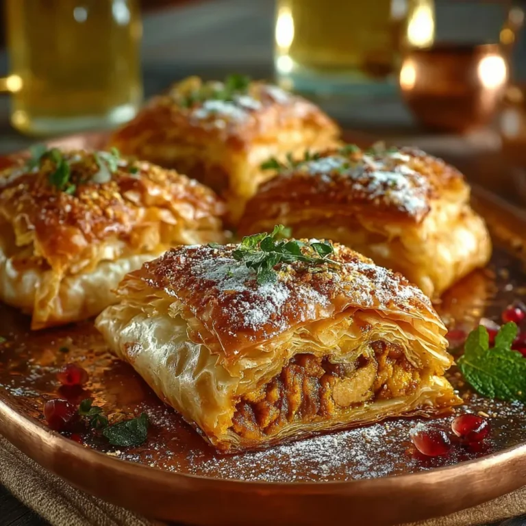 Délicieuse Mini Pastilla Poulet aux Saveurs Marocaines