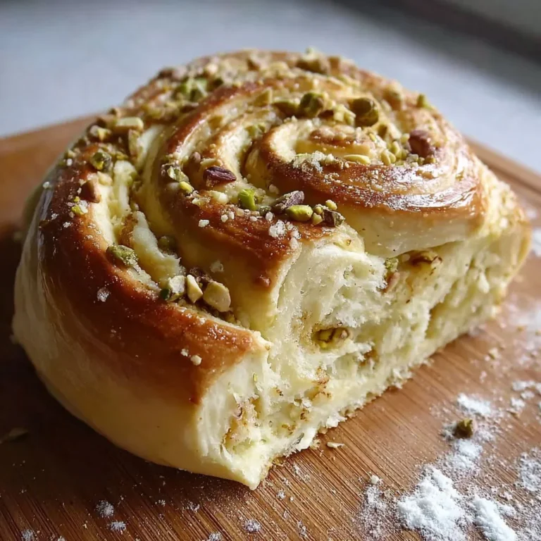 Délicieuse recette de brioche à la pistache fondante