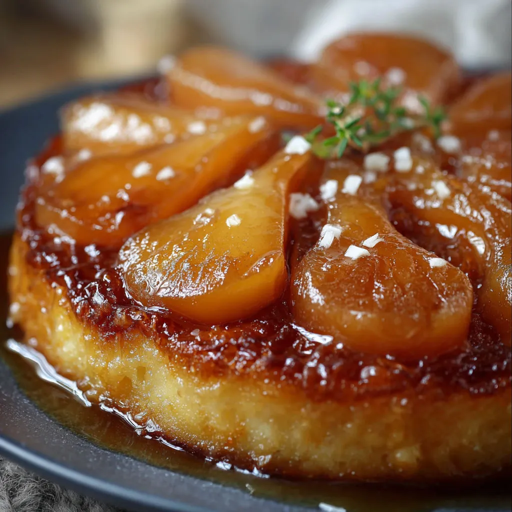 Délicieuse recette de Tarte Tatin aux Poires fondantes