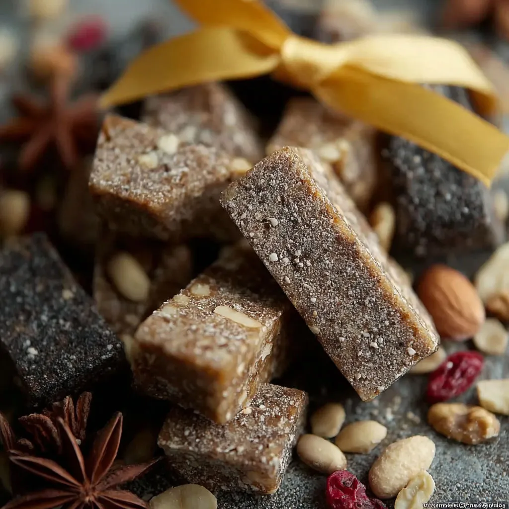 Délicieuses briquettes aux noix et épices pour Noël