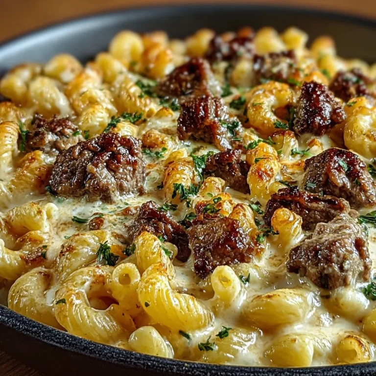 Délicieuses coquillettes à la crème de bœuf