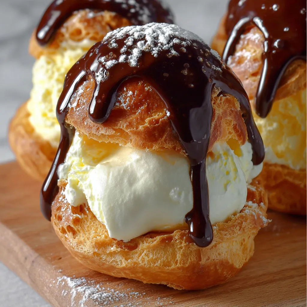 Délicieuses profiteroles au chocolat : recette simple et savoureuse