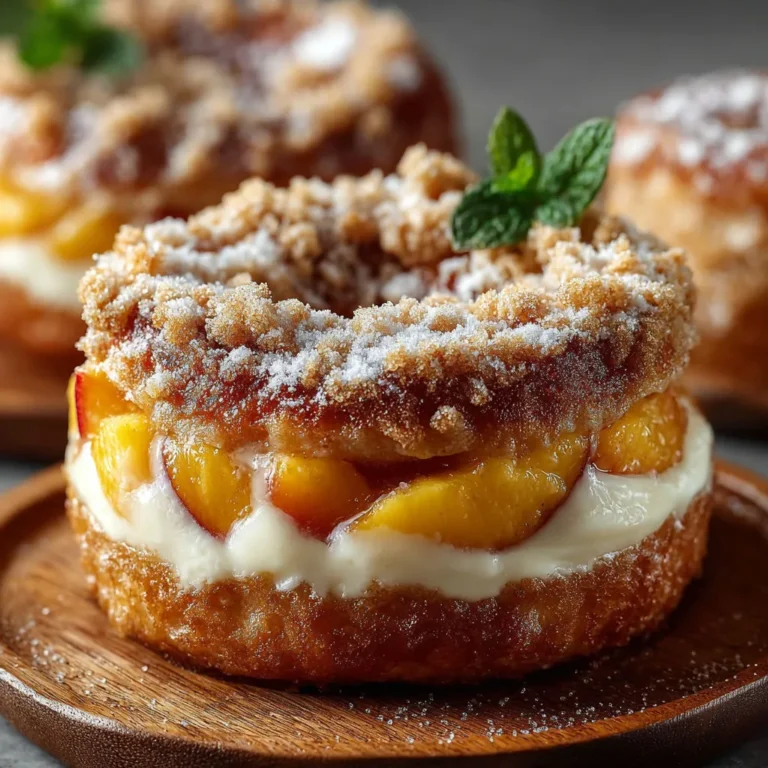 Délicieux Beignets Cheesecake aux Pêches