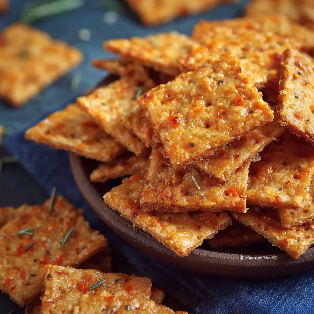Délicieux crackers au Comté pour les fêtes de Noël