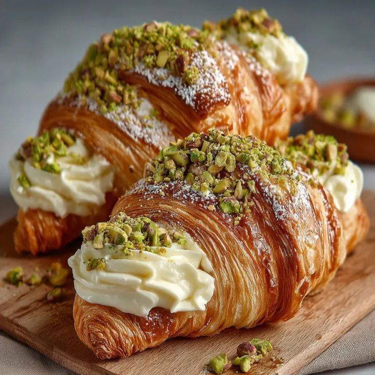 Délicieux croissants pistache maison : recette facile et gourmande