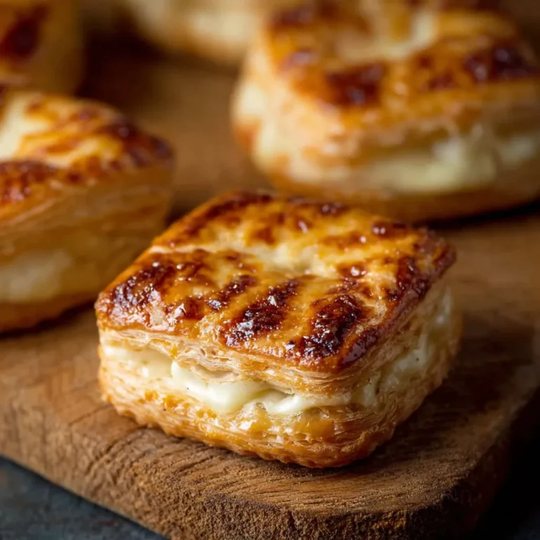 Délicieux feuilletés au fromage relevés