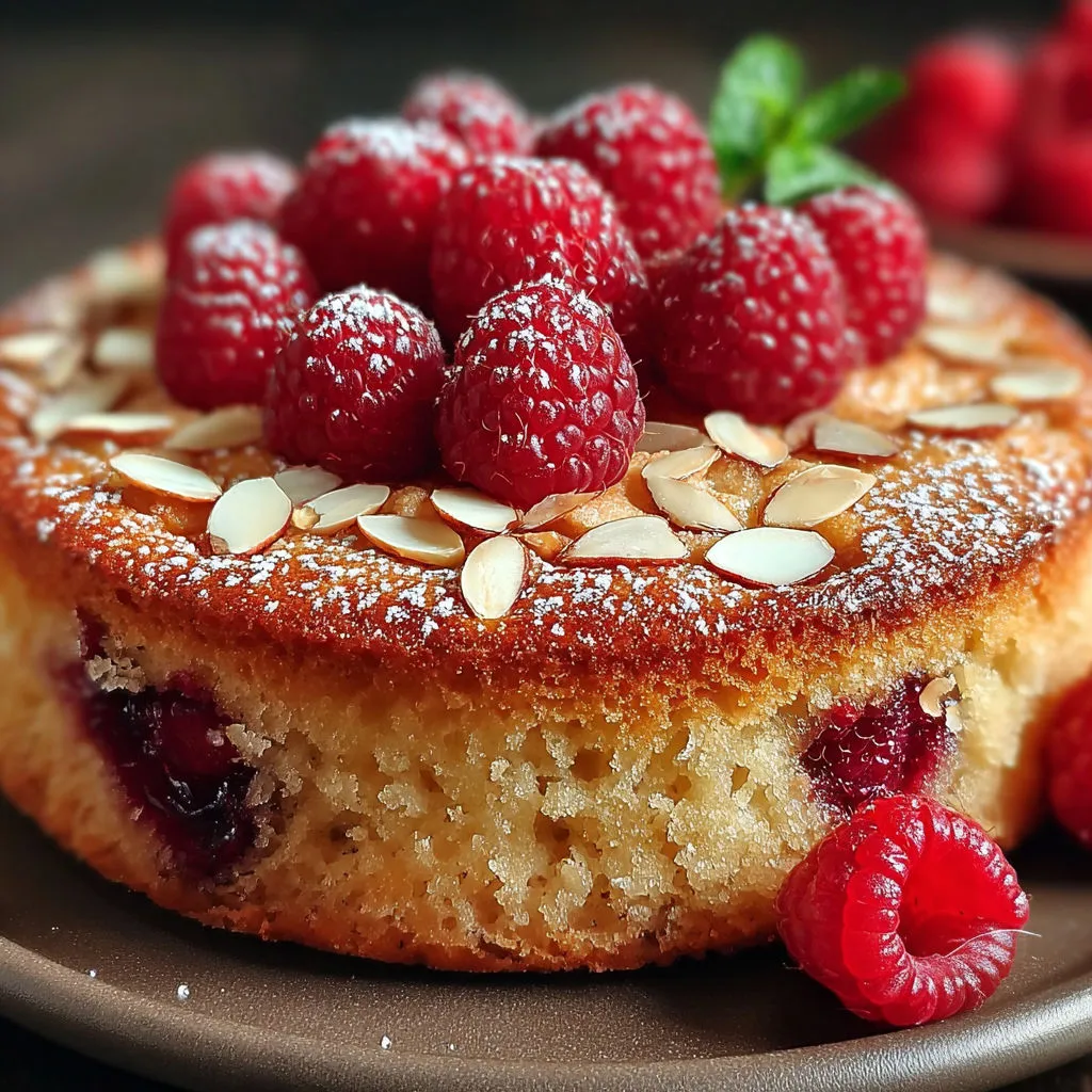 Délicieux fondant amandes framboises: recette gourmande et facile