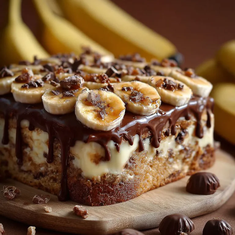 Délicieux Gâteau Banane avec Beurre de Cacahuète