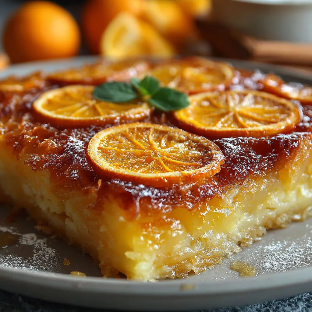 Délicieux Gâteau Grec à l'Orange et au Miel