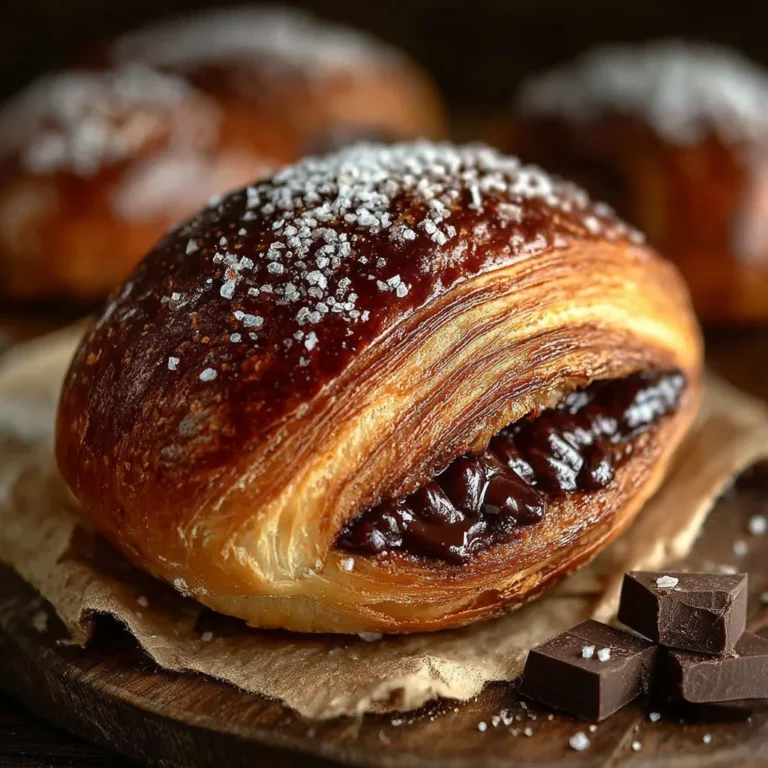 Délicieux pain chocolat maison fondant et moelleux