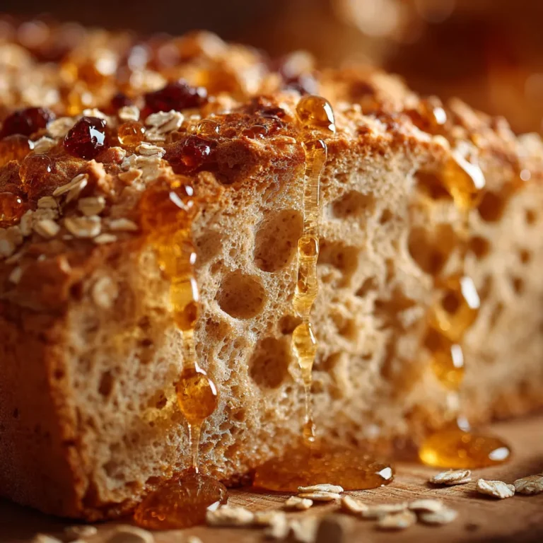 Délicieux Pain Matinal aux Flocons d'Avoine et Miel