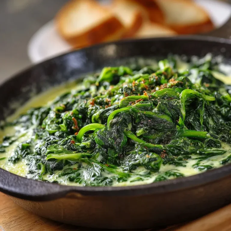 Délicieux épinards à la crème : recette maison facile