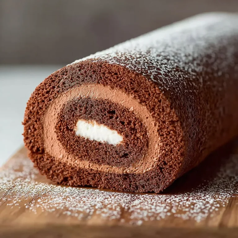 Délicieux roulés à la Génoise au chocolat : recette gourmande