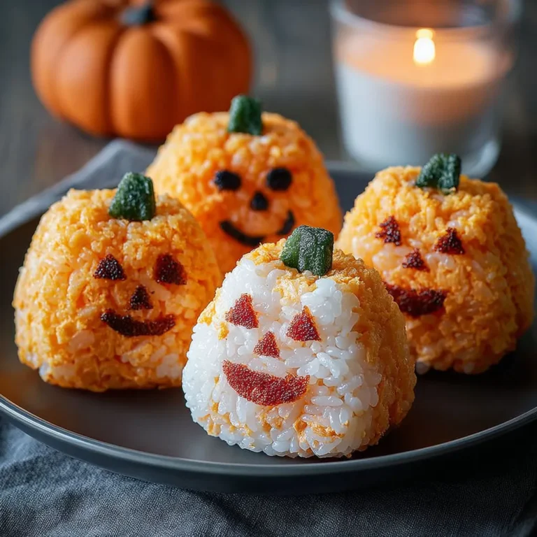 Onigiris Halloween: Recette Effrayante Thon Mimolette