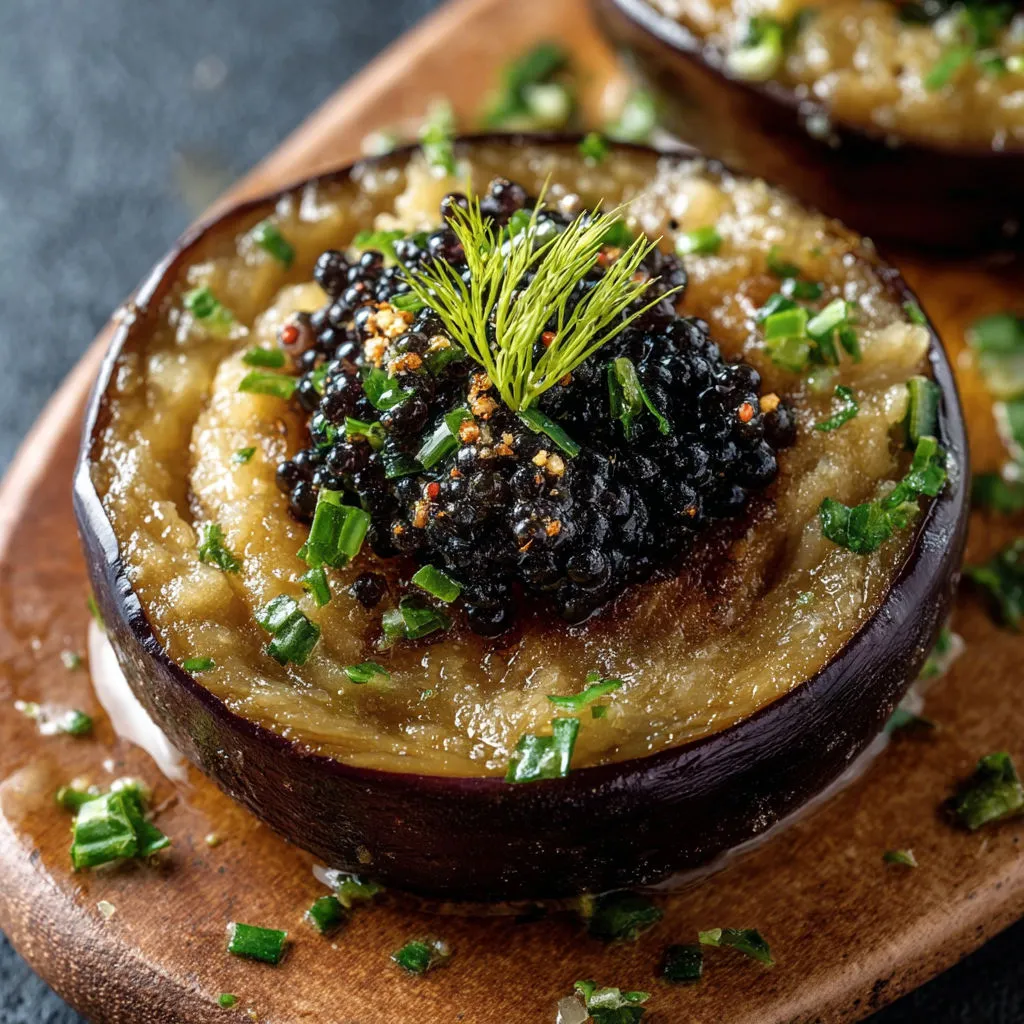 Recette : délicieux caviar d'aubergine rôti aux saveurs méditerranéennes