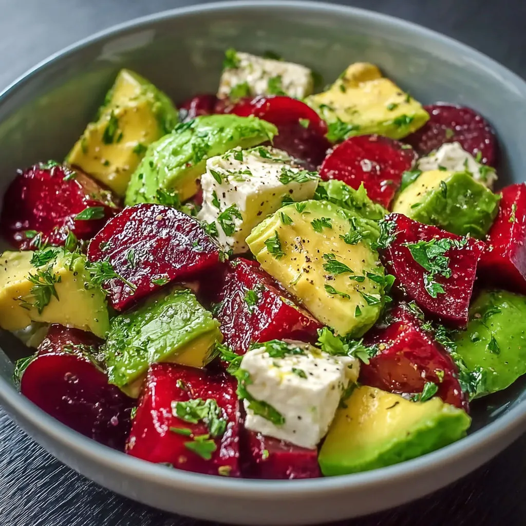 Salade Fraîcheur Betteraves, Avocat et Feta