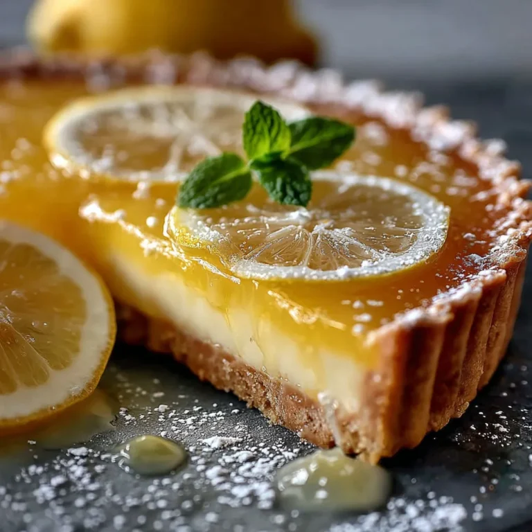 Tarte Fraîcheur Citronnée: Recette Gourmande et Rafraîchissante