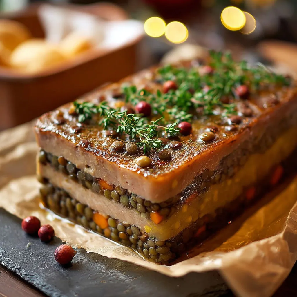Terrine Lentilles Foie Gras: Recette Élégante pour Réception