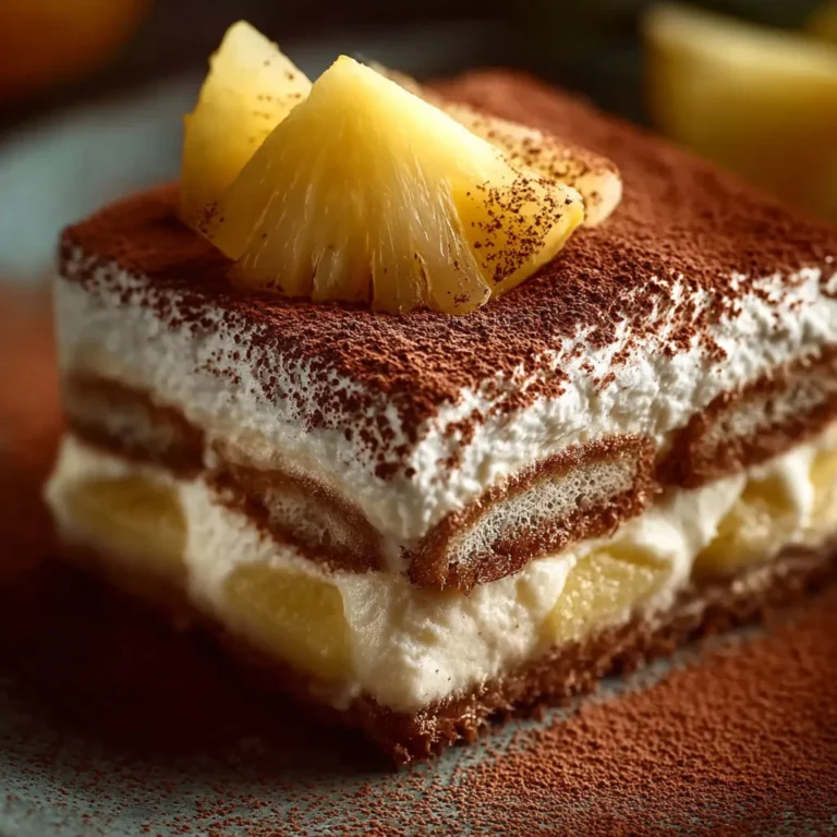 Tiramisu coco ananas: recette exotique et gourmande